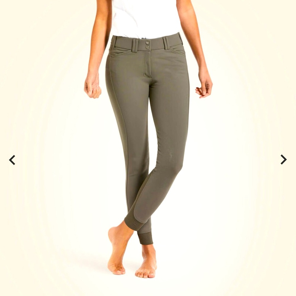 Ariat Tri Factor Knee Grip Breeches. Size 28. Color Banyan Bark